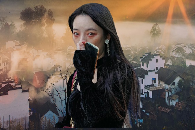 波波一看伊丽莎白，立刻头皮发麻，下意识地手就一抖