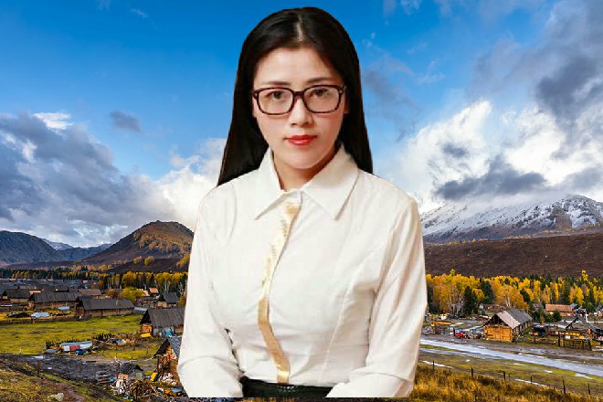 朱雀看着那穿着一身OL装的美女，忍不住有些惊讶
