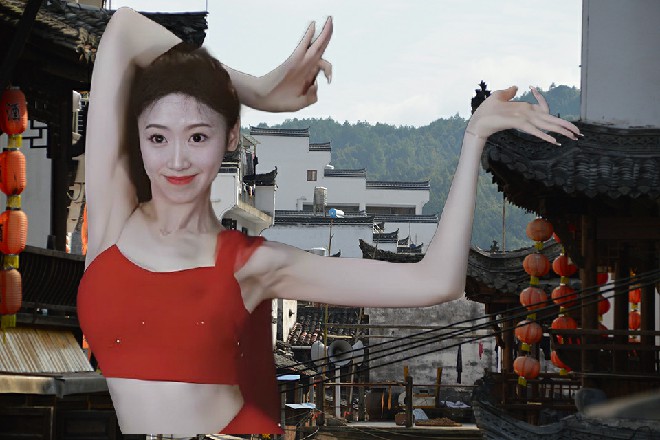 他吐出一口鲜血，伸手在自己腹部戳了几下，截住血脉