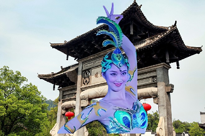 他拎着七星剑，一副仙风道骨的模样，我们速战速决