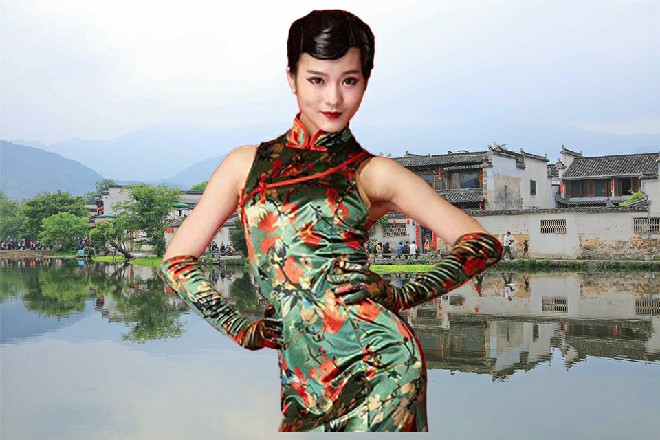 奇美拉的双手收拢在腰间，战龙决是她记忆最深的招式