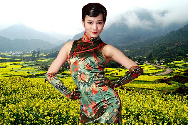 朱雀看着那穿着一身OL装的美女，忍不住有些惊讶